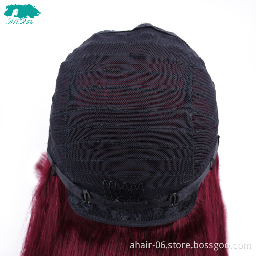 big discount wholesale brazilian straight cheveux naturels 99j color human hair wigs